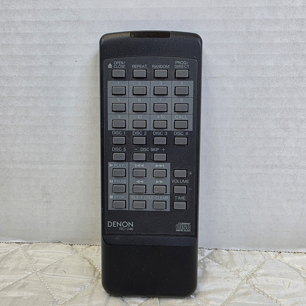 OEM ORIGINAL Vintage Remote Control Denon RC-246 for DCM440 /‎ DCM460